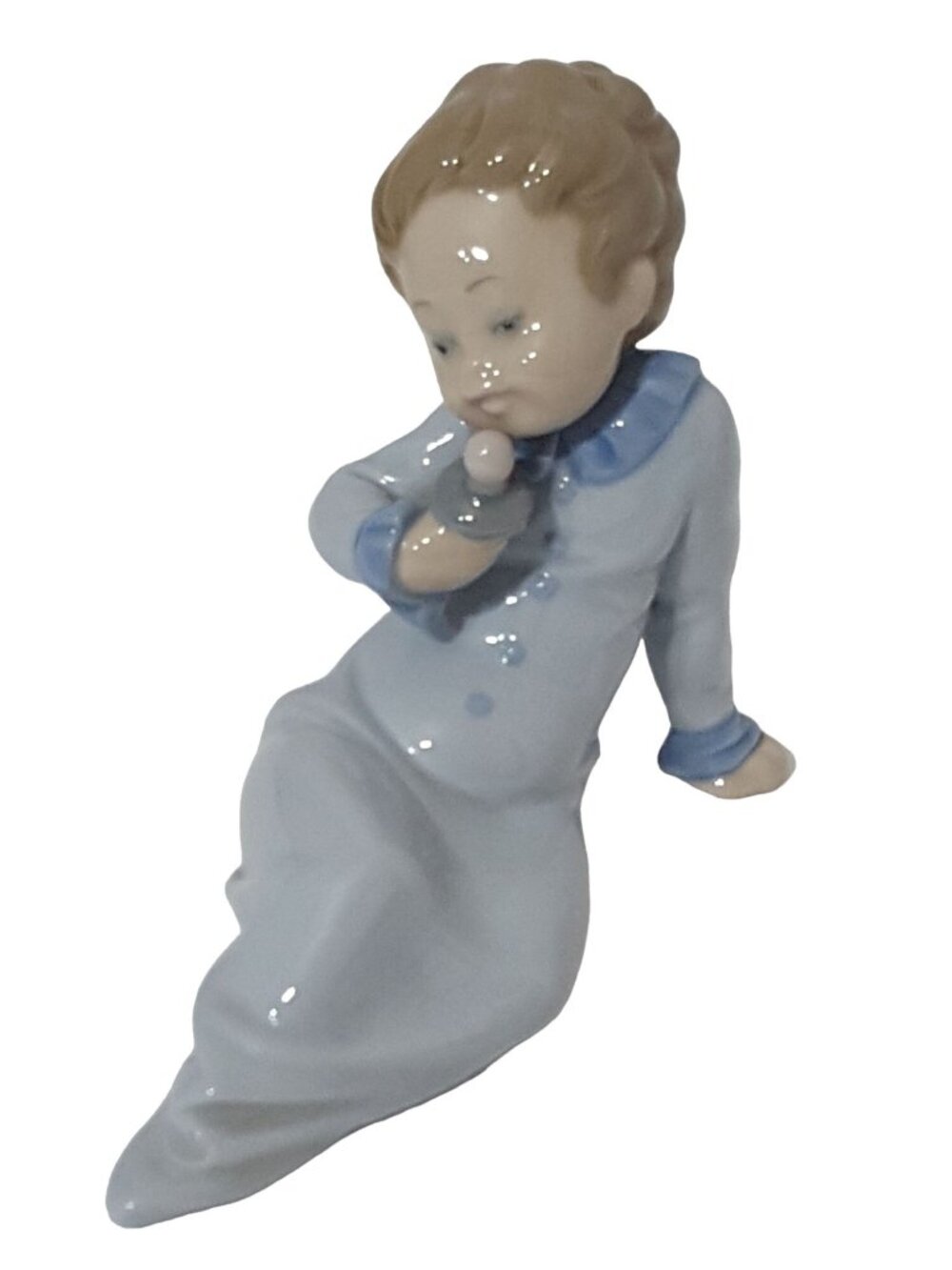 Lladro Daisa Baby with Pacifier Figurine #5099 Porcelain 1980 #1 Mark 6 Inch